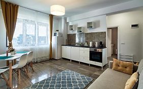 Modern Apartment In New Building With Balcony